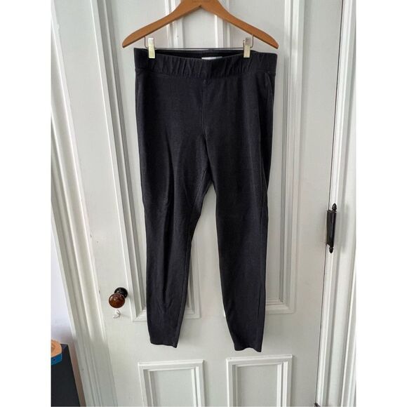 Old.Navy charcoal gray elastic leggings L - Picture 1 of 4